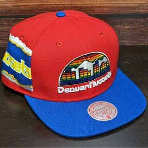 Denver Nuggets Mitchell & Ness NBA Jumbotron HWC Hardwood Classics Snapback Hat